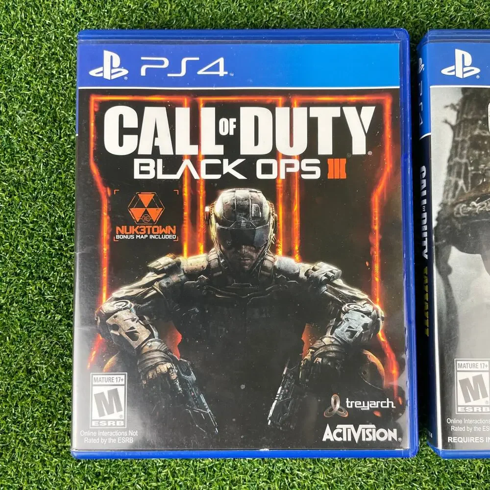 Call of Duty: Black Ops III and Call of Duty: WWII PlayStation 4